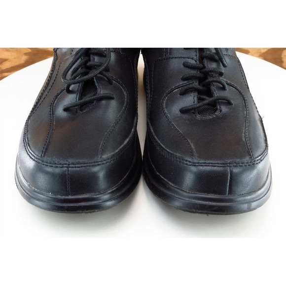 Streetcars Women Size‎ 7.5 M Black Work Leather Metro - Picture 2 of 9